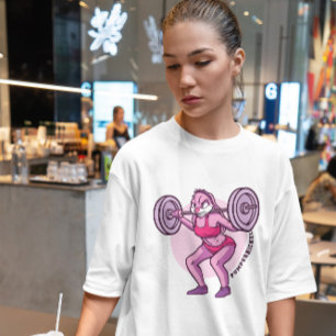 Viktande Bunny-Tecknad T Shirt