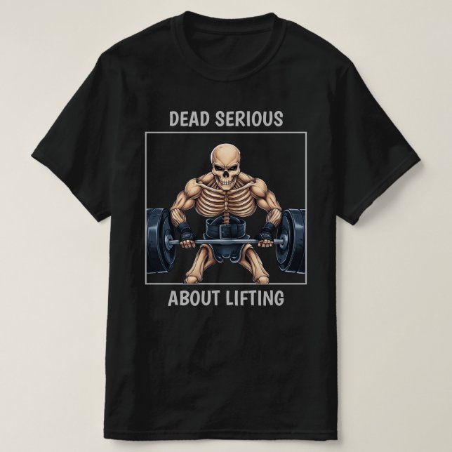 Viktande Skeleton Black T Shirt (Design framsida)