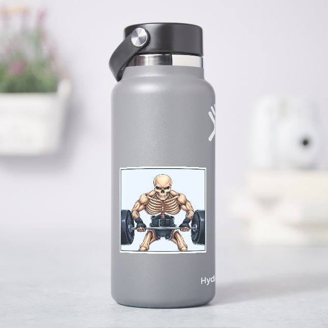 Viktande Skeleton Klistermärken (HydroFlask)