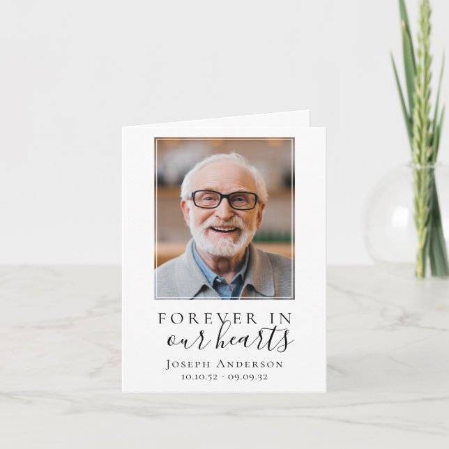 Viktat för alltid i vårt hörselminneskort anteckningskort (Framsida)