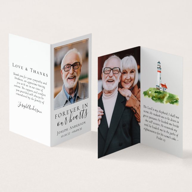 Viktat för alltid i vårt hörselminneskort visitkort (In- och utsida)