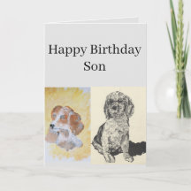 Viktat gratulationskort Barnets födelsedagsson