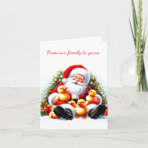 Viktat gratulationskort för tidigare Anka-familjen Kort