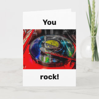 Viktat gratulationskort - Grattis på födelsedagen Kort