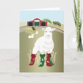 Viktat gratulationskort - "julsocklar" kort