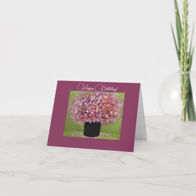 Viktat gratulationskort/ speciell personfödelsedag kort (Framsida)