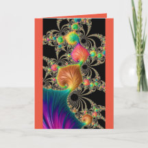 Viktat gratulationskort - tomt invändigt