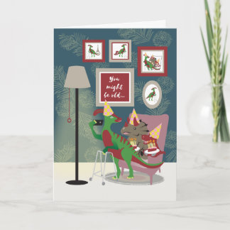 Viktat hälsningskort "födelsedagsselfeber" kort