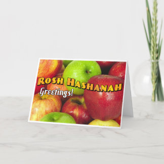 Viktat judiskt nyårskort tack kort