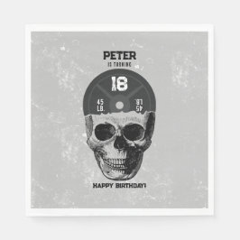 Viktat plåt Skullträning Bodybuilding Birthday Pappersservett