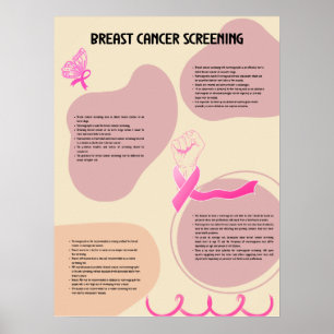 Vikten av bröstcancerscreening poster