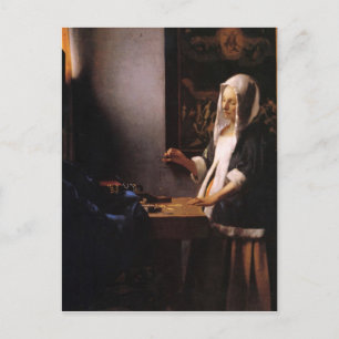 Vikter av Johannes Vermeer Vykort