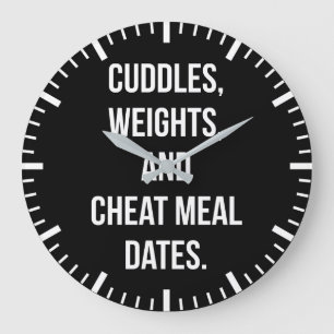 Vikter, Cuddles, Chost Meal Data - Novelty Gym Stor Klocka