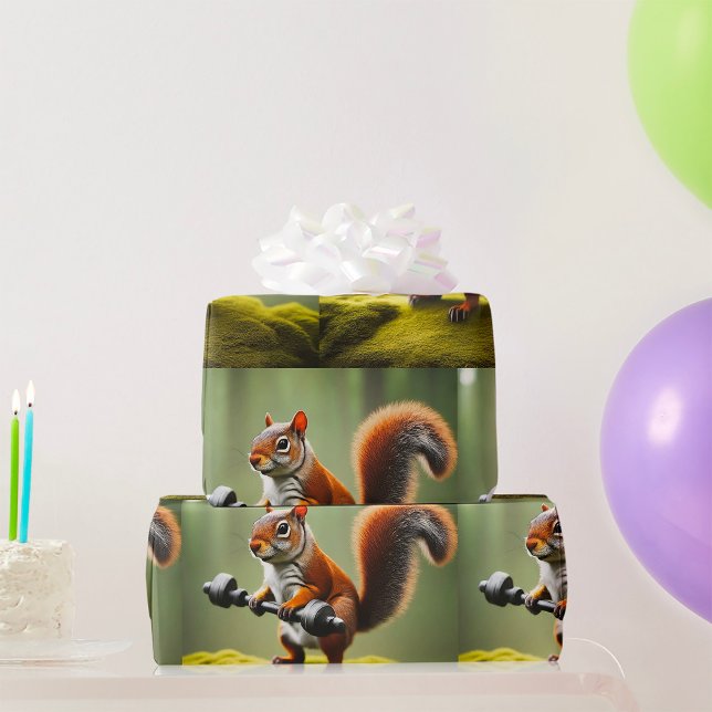 Vikter för ekorreupplyktning presentpapper (Skapare uppladdad)