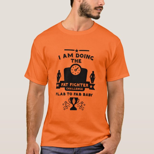 Viktförlust Grattis T Shirt (Framsida)