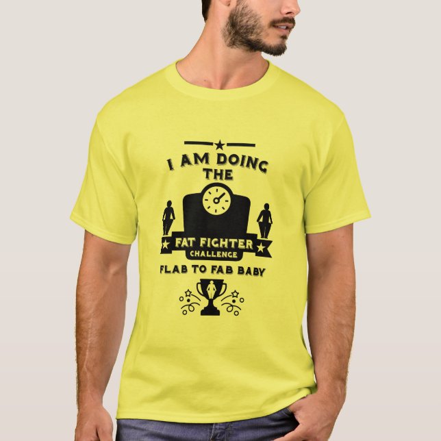 Viktförlust Grattis T Shirt (Framsida)