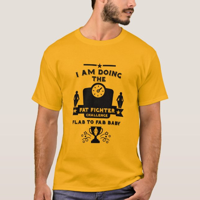 Viktförlust Grattis T Shirt (Framsida)
