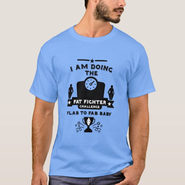 Viktförlust Grattis T Shirt (Framsida)