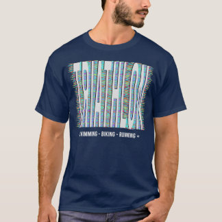 Viktförlust vid triathletisk fitness t shirt