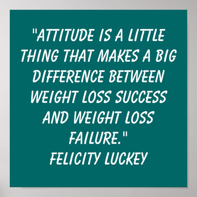 Viktförlustofferter Poster (Framsidan)