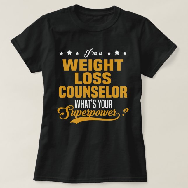 Viktförlustombud T Shirt (Design framsida)