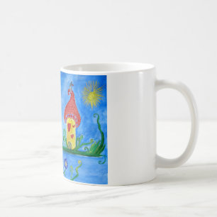 Viktig barnillustration Klassisk vit Mugg