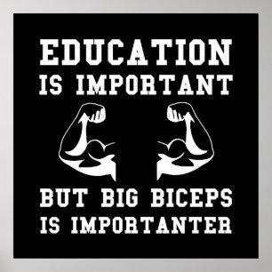 Viktig Biceps Poster