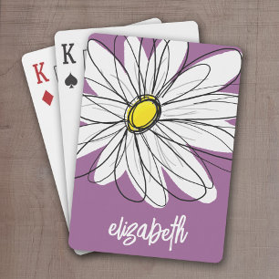 Viktig Daisy - orchid - trendig-skript namn Casinokort