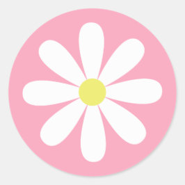 Viktig Daisy Runt Klistermärke