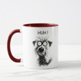 Viktig Hund HUH! Funny Combo Coffee Mugg