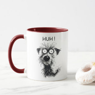 Viktig Hund HUH! Funny Combo Coffee Mugg