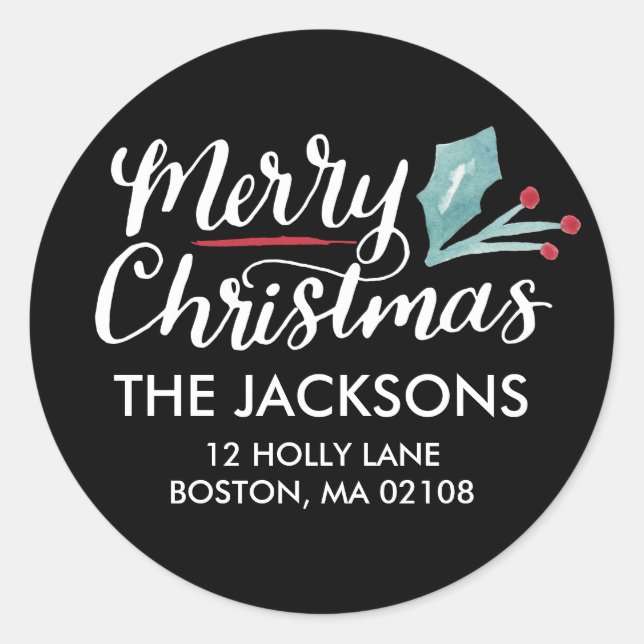 Viktig julsamling runt klistermärke (Framsida)