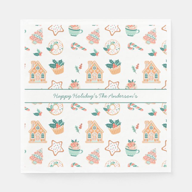 Viktig jultid, Julfest Pappersservett (Framsidan)