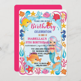 Viktig regnbåge sjöjungfru bläckfisk stjärna födel spara datumet