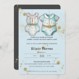 Viktiga Barnkläder Kön Neutral babystötare Inbjudningar