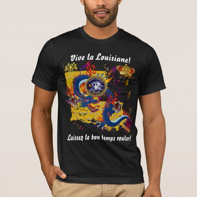 Viktiga Bicentennial Louisiana ser noterar T Shirt (Framsida)