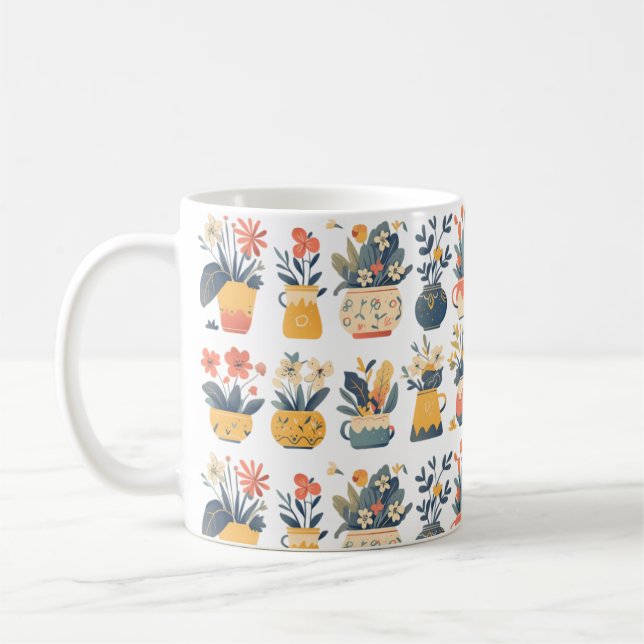 Viktiga blodkroppar i branta ställen kaffemugg (Vänster)