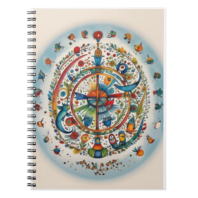 Viktiga fåglar i Harmony Blank Card Anteckningsbok (Framsidan)