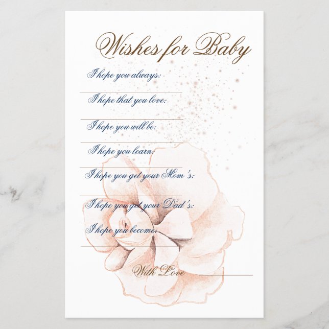 Viktiga fläckar: Elegant vattenfärgsFlyer Flygblad (Framsidan)