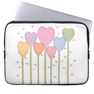 Viktiga hjärtklappningar laptop sleeve
