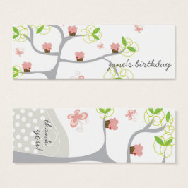 Viktiga Muffinsar Träd Birthday DIY Gift Märkres Litet Visitkort