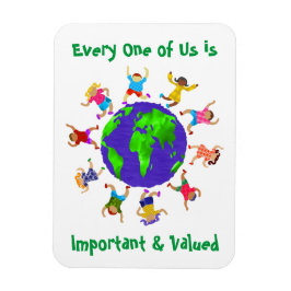 Viktiga och värdefulla barn magnet