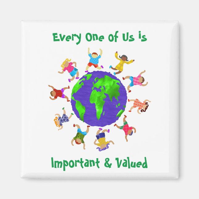 Viktiga och värdefulla barn magnet (Framsidan)