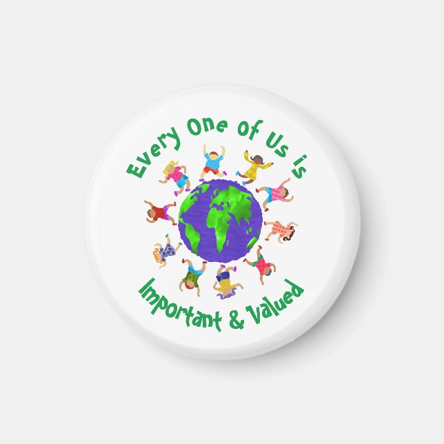 Viktiga och värdefulla barn magnet (Framsidan)