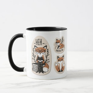 Viktiga rävar - "Meh Growth" Cute & Playful Mugg