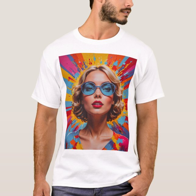 Viktiga uttryck för färgstarkt förtroende t shirt (Framsida)