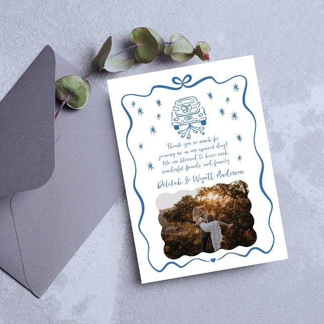 Viktiga vokor | Hand plockade Doodle | Tack Kort (Skapare uppladdad)