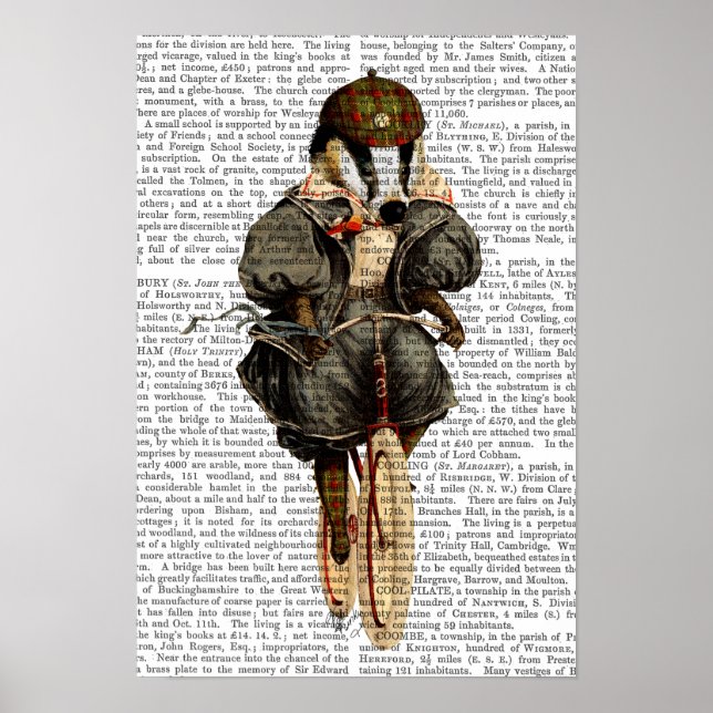 Viktigare på Vintage Bicycle Poster (Framsidan)