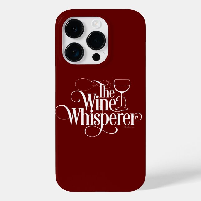 Viktigare Vin Fodral-Mate iphone case (Baksida)