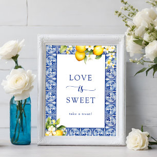 Viktigaste Lemons Kärlek är Sweet Poster